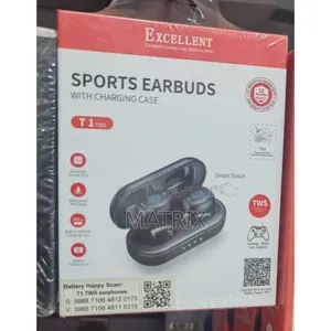 Excellent Sports Earbuds T1 TWS With Charging Case