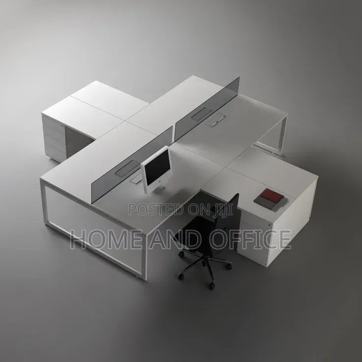 Work Station 4seater With Storage on It