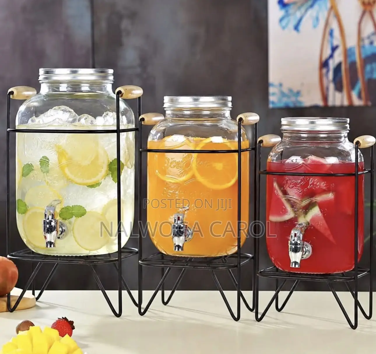 Glass Juice Dispenser