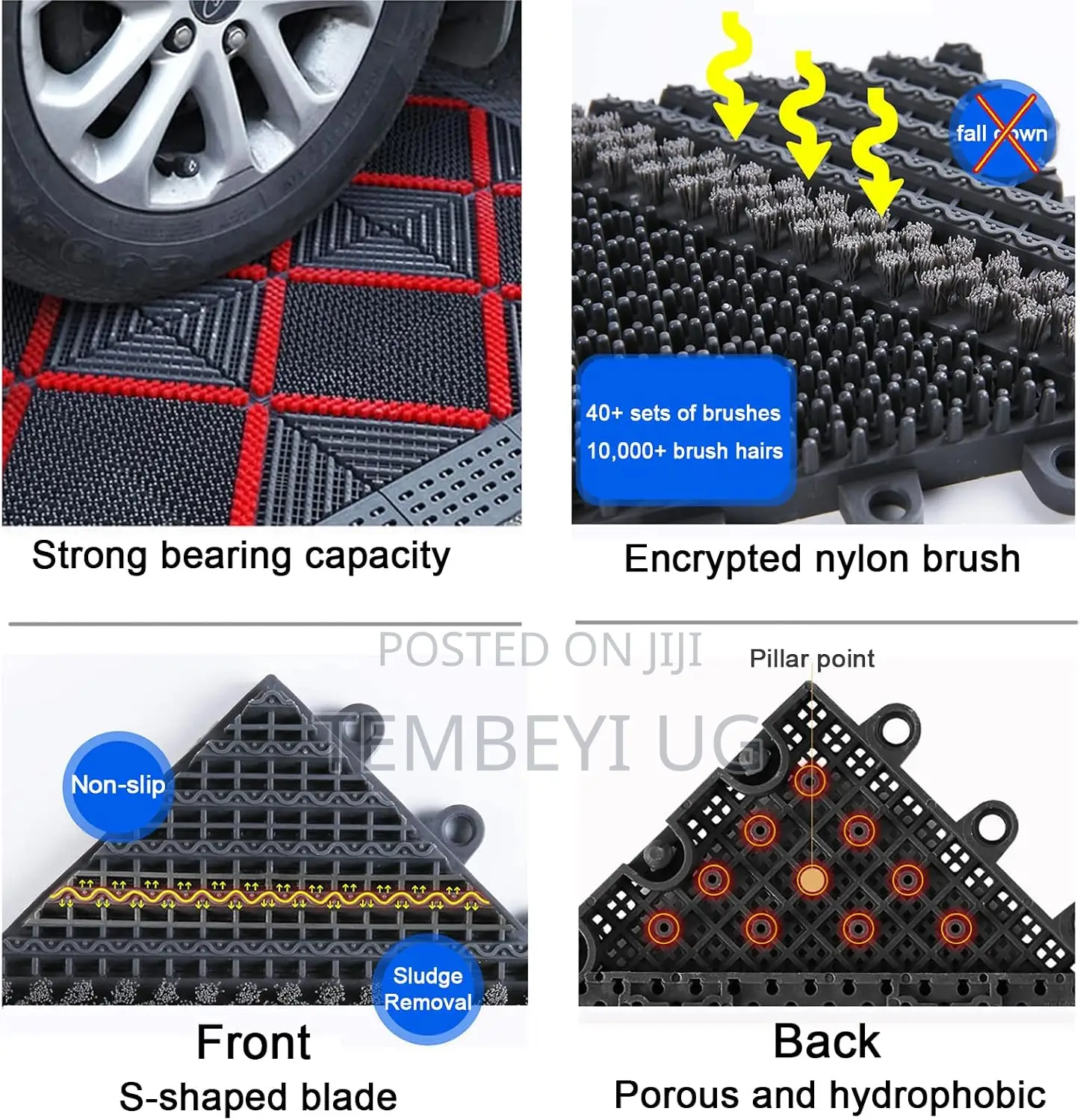 Interlocking Doormat, Restaurant, Commercial Hotel Door Carpe