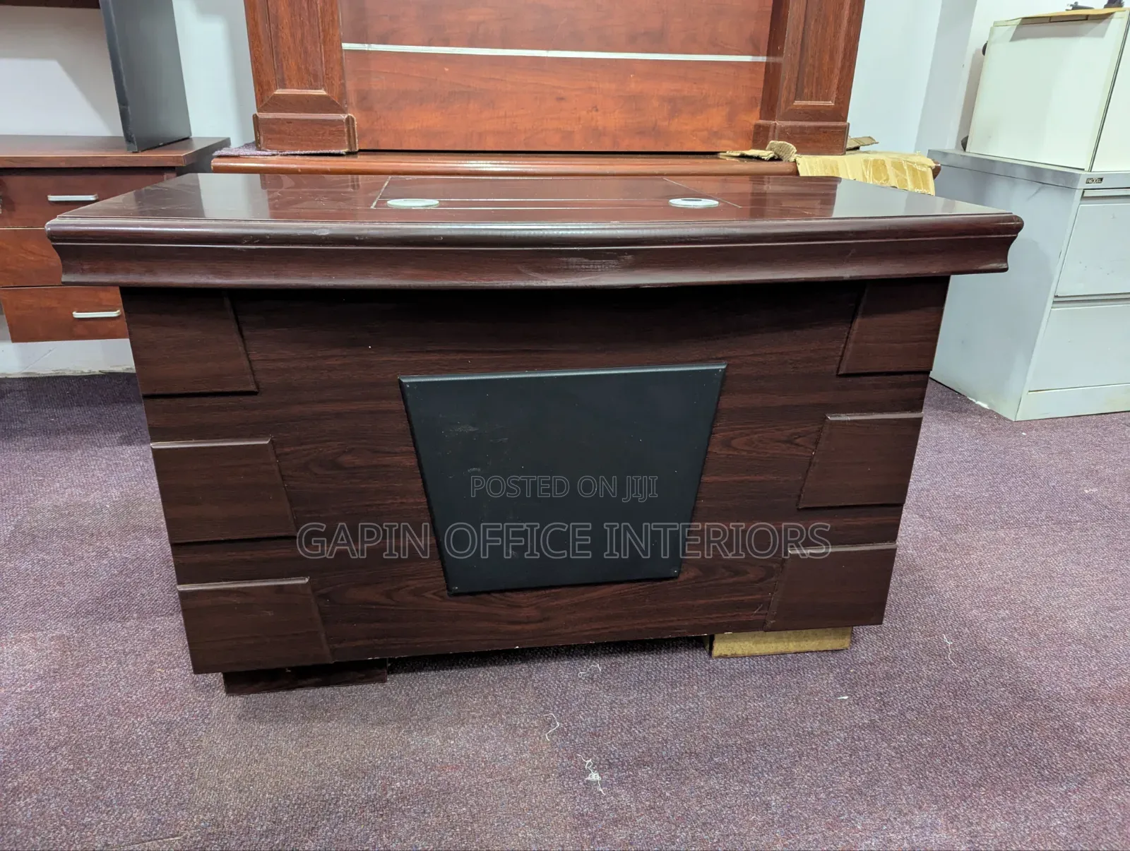 Executive Table, 120cm With Fixed Drawers
