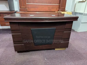 Executive Table, 120cm With Fixed Drawers
