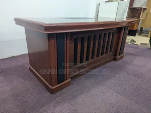 Second Hand Executive Table 180cm With an L Extension Moving Drawer