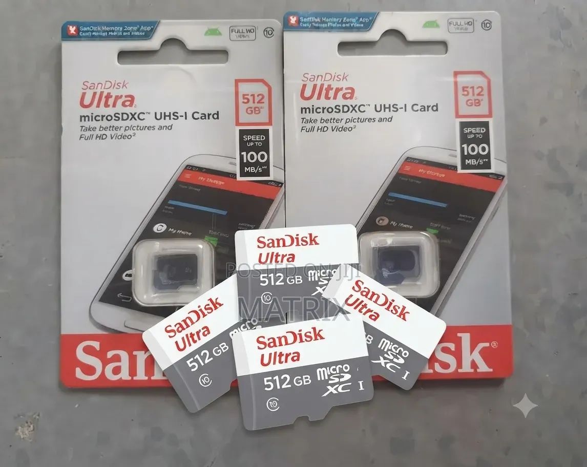 512gb Sandisk Memory Card Micro SDXC Uhs Card