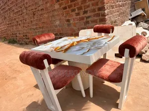 4 Seater Marble Dinning