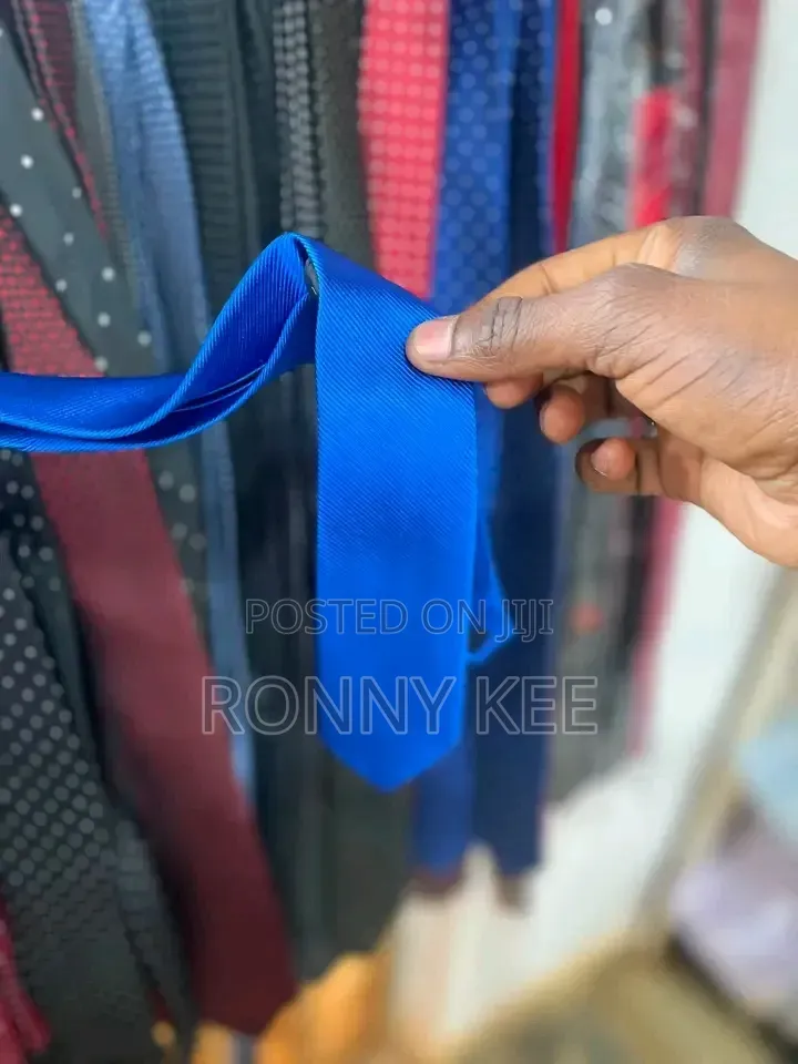 Dotted and Plain Neckties