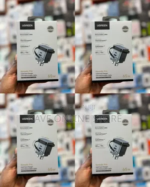 UGREEN Nexode Pro 65W GaN Pro Fast Charger With Retractable Cable