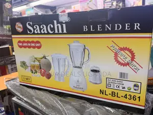 Saachi 3-in-1 Blender With 1 Glass Jar 350W Powerful Motor