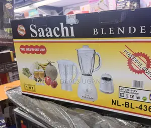 Saachi 3-in-1 Blender With 1 Glass Jar 350W Powerful Motor