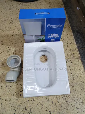 Toilet Squatting Pan With Press Cristina Plastic /P Trap Good Quality