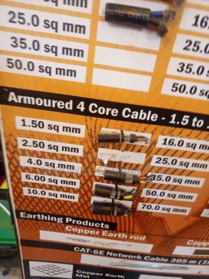 1.5mm 4core Armoured/Underground Cable for Electrical Wiring