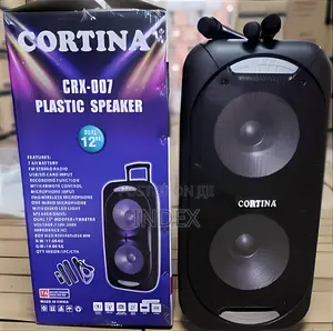 Cortina 12"Inch Amplified Public Address Rechargeable Bluetooth Speake