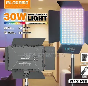 Plokama W12 Pro 30W RGB Photography Light