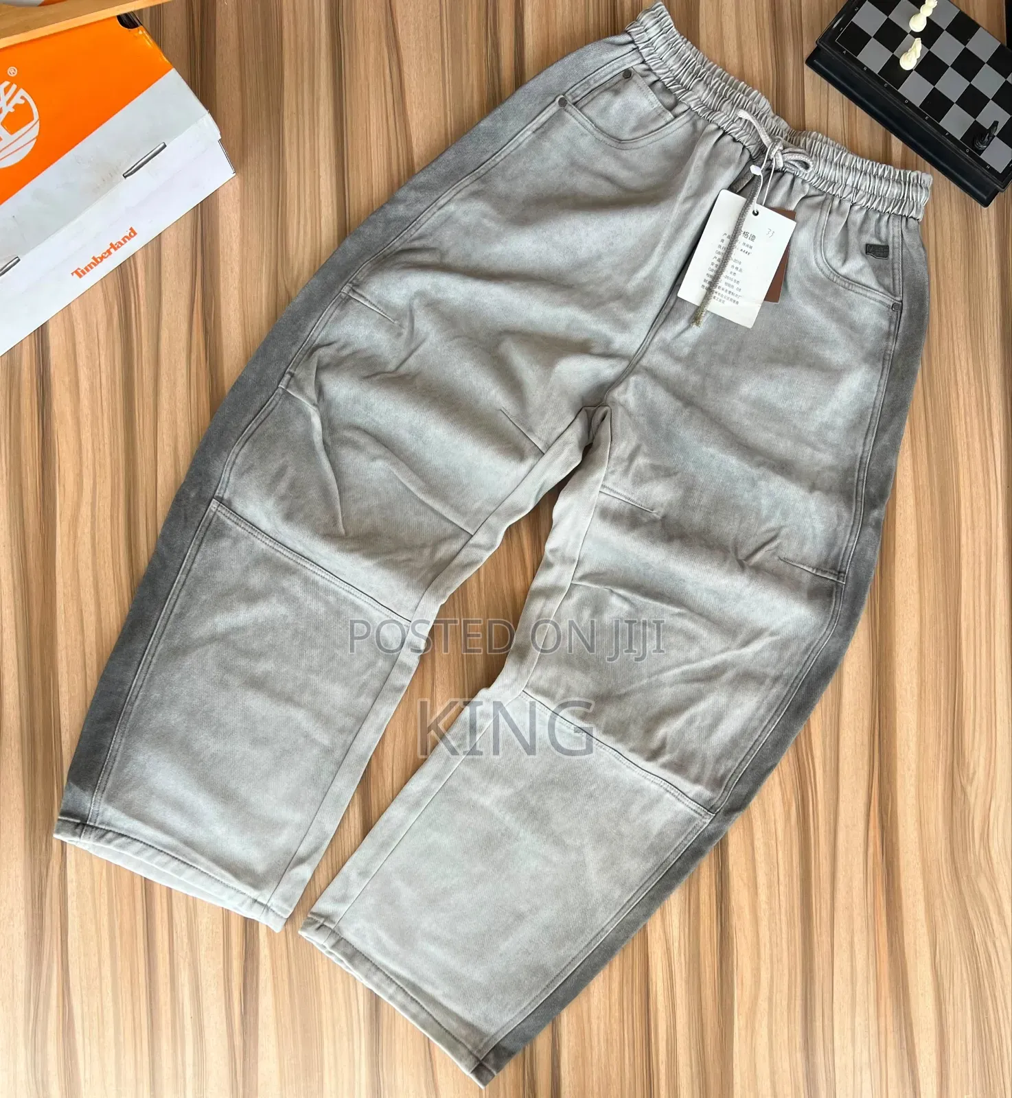 Drawstring Waist and Versatile Baggy Pants