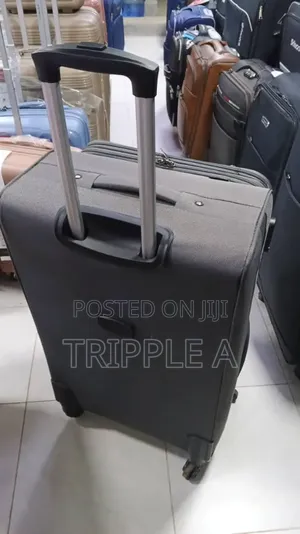 Prosperity Gray Softside Trolley Suitcase( Big)