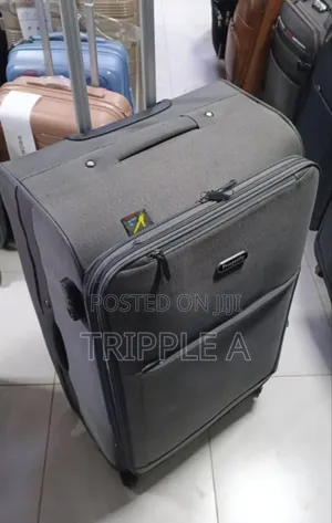 Prosperity Gray Softside Trolley Suitcase( Big)