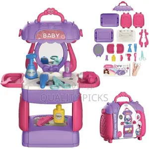 21 Pieces of Simulation Hair Salon Tool Girls Hair Styling Kit