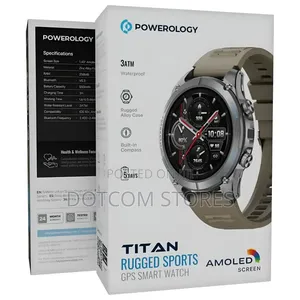 Powerology Titan Rugged Sport GPS Smart Watch