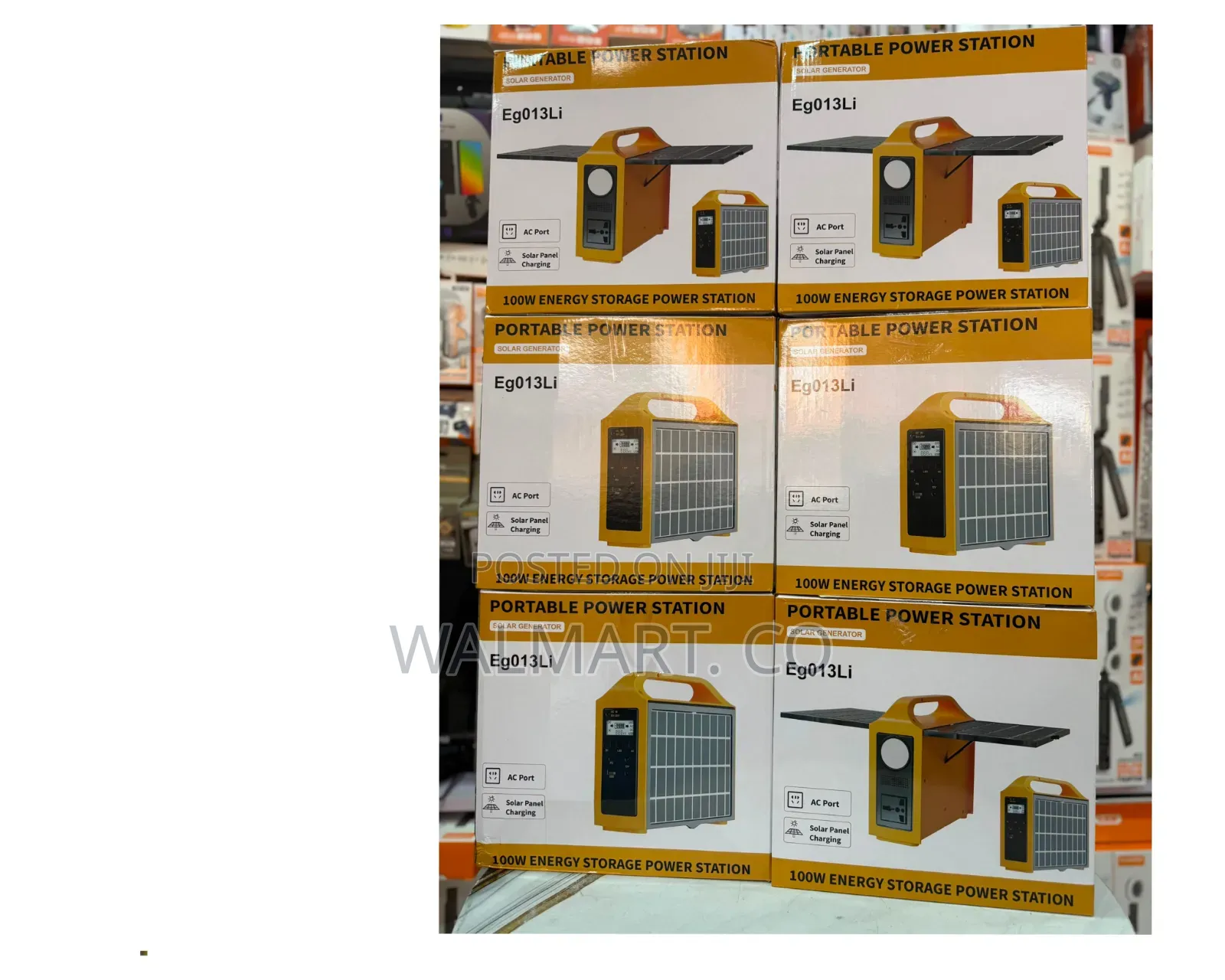 100w Power Station With Solar