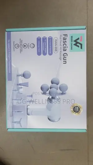 Wan Chong 5-Head Fascia Massage Gun - 6 Speeds 9 Massage Heads