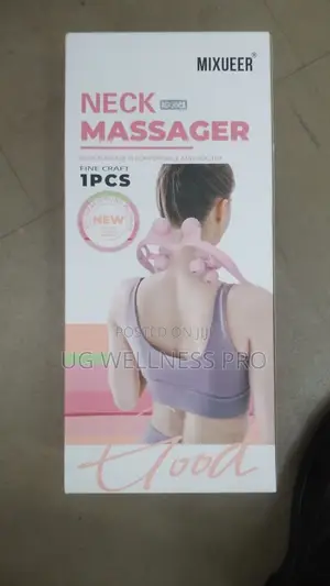 Roller Neck Massager - Manual Cervical Shoulder Relief Tool L