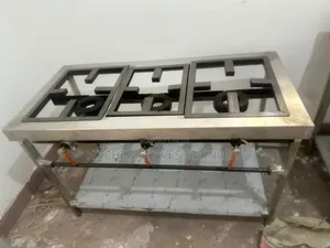 Stainless Steel Gas Island With 3 Burners
