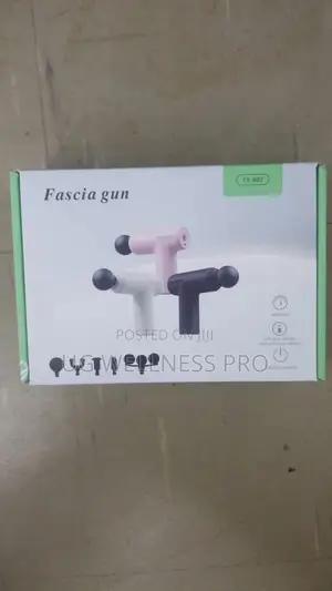 Portable Deep Tissue Fascia Massage Gun With 5 Interchangeable Heads