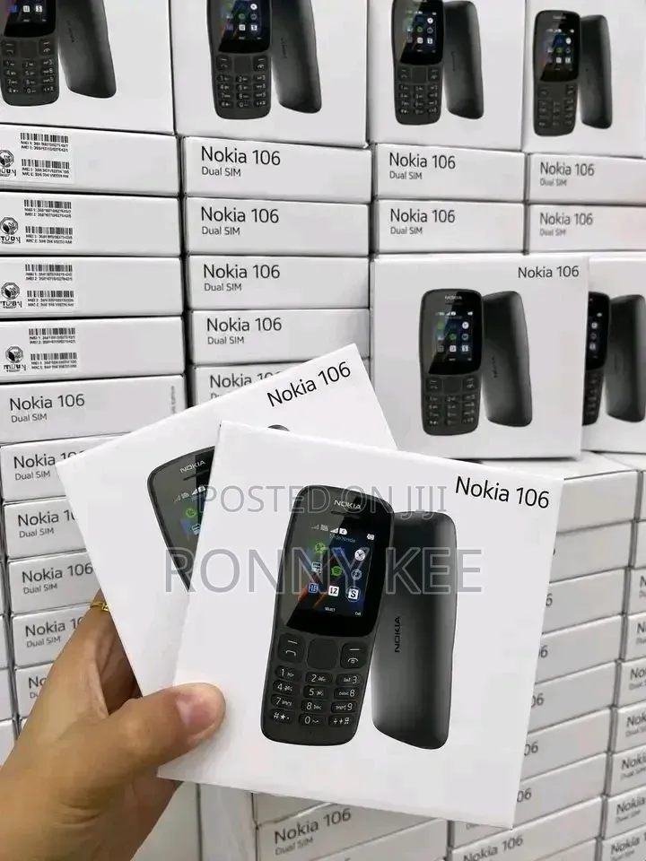 New Nokia 106 Black