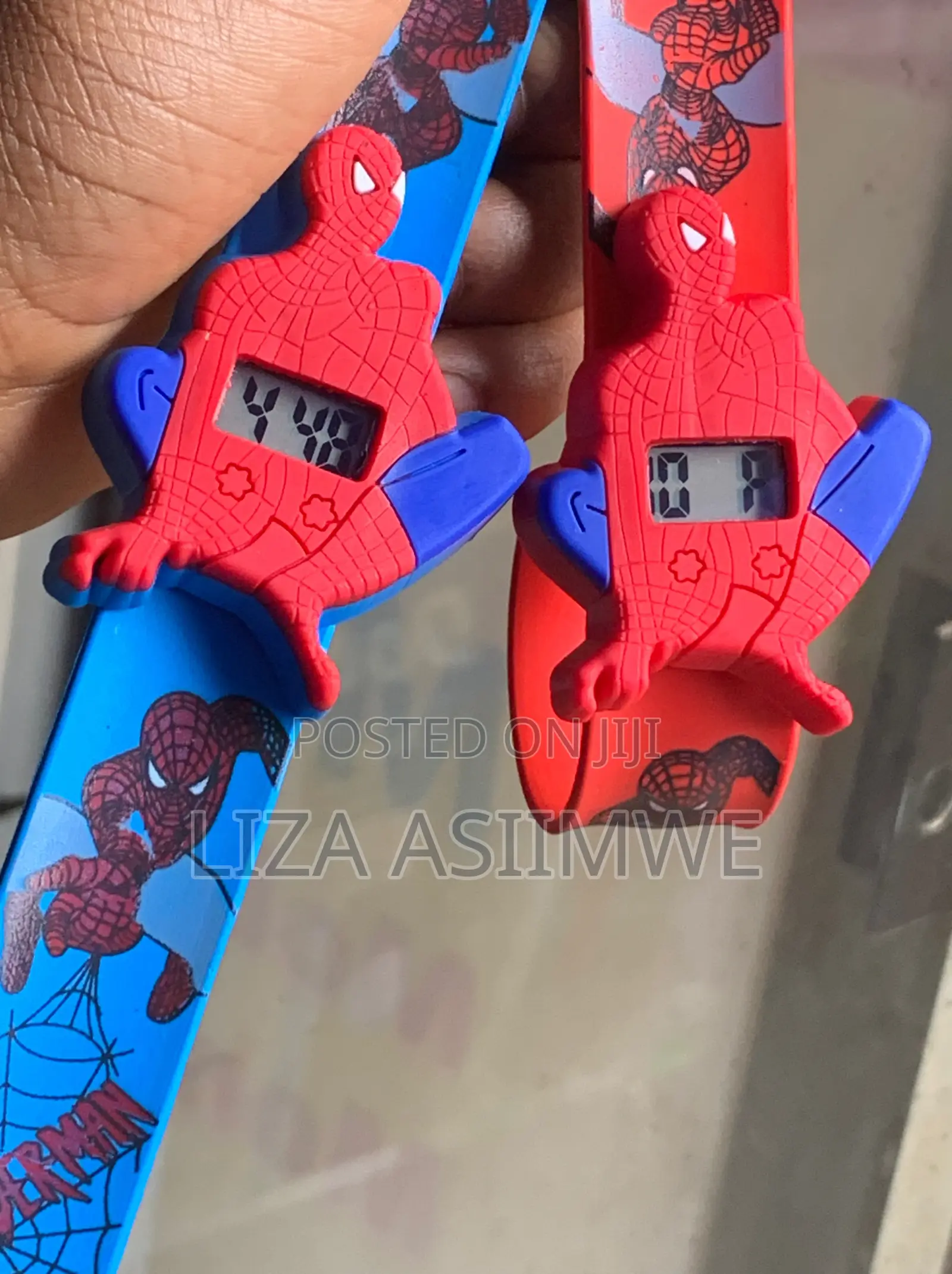 Traders Spider Strap Digital Watch Features a Colorful Spiderman Dial