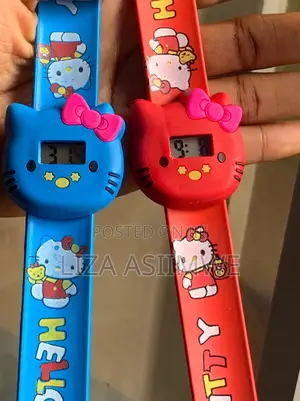 Hello Kitty Digital Watch Features a Character-Shaped Slap Band