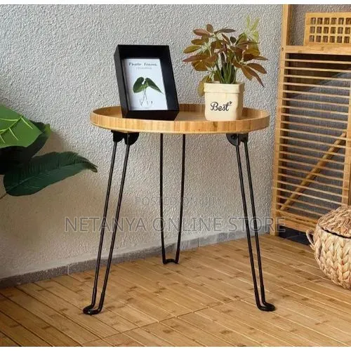 Bamboo Collapsible Side Table