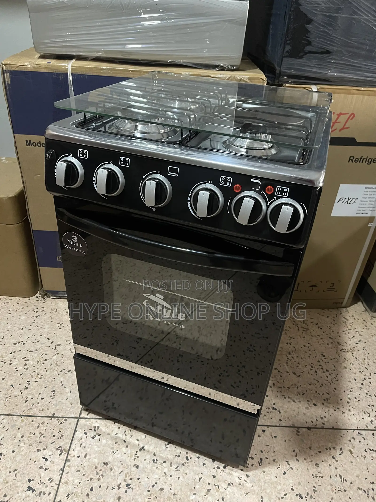 3+1,imported Used Electric and Gas Standing Cooker With Dual Oven