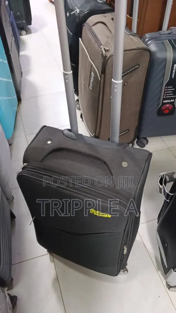 Black Small Trolley Wheeled Suitcase