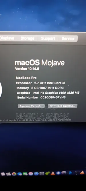 Laptop Apple MacBook Pro 2015 8GB Intel Core i5 SSD 256GB
