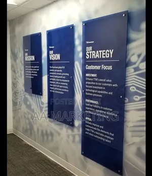 Indoor Display ACRLIC Signs Panels