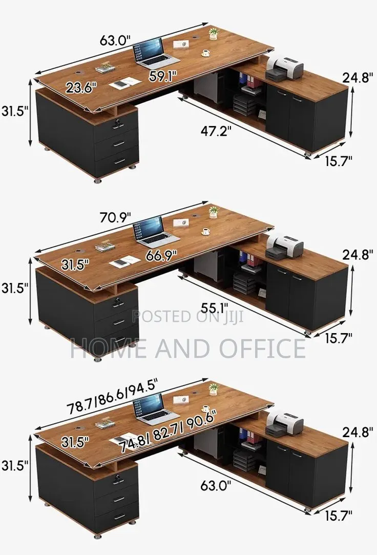 Ceo Office Desk With Storage