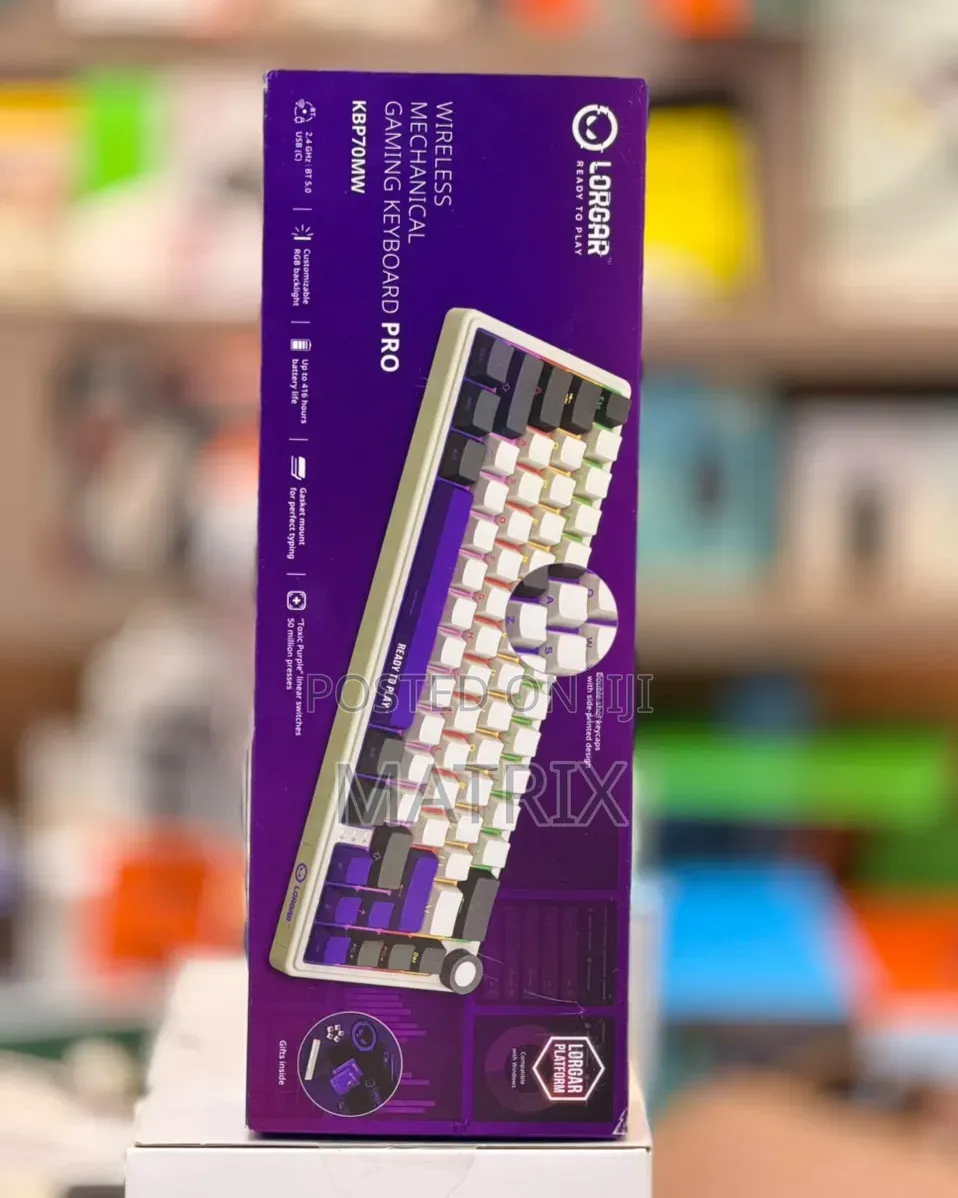 Gaming Keyboard With Inbuilt Battery