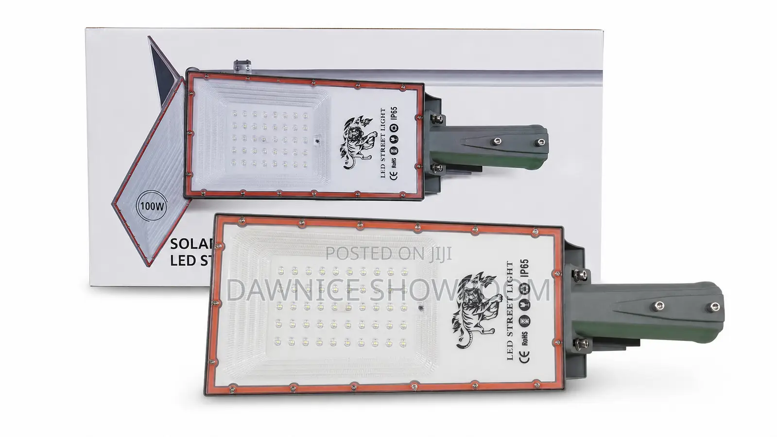 Dawnice 100W Solar LED Street Light - Full Kit + Install
