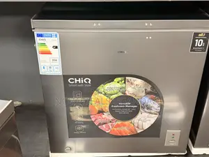 Chiq 260 Litres Chest Freezer With Fast Freezing and Led Light-Silver