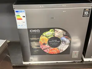 Chiq 260 Litres Chest Freezer With Fast Freezing and Led Light-Silver