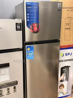 Midea 237 Litres Stainless Steel Double Door Refrigerator