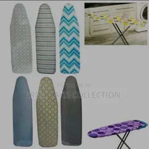 Ironing Board Cover Featuring a Patterned Design