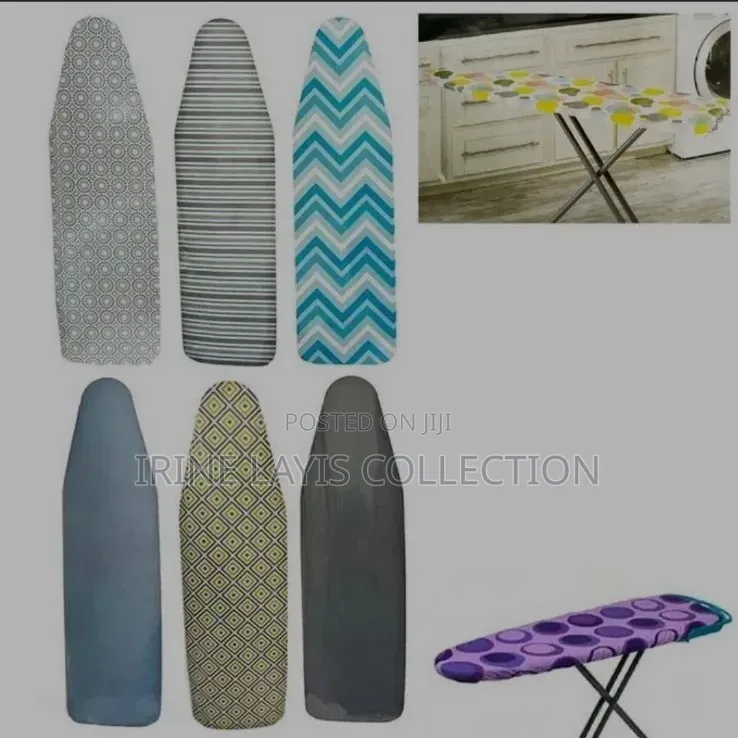 Ironing Board Cover Featuring a Patterned Design