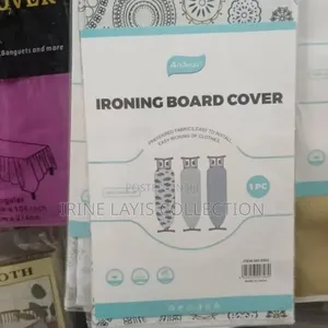 Ironing Board Cover Featuring a Patterned Design