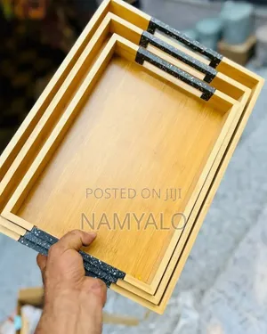 3pcs Bamboo Trays