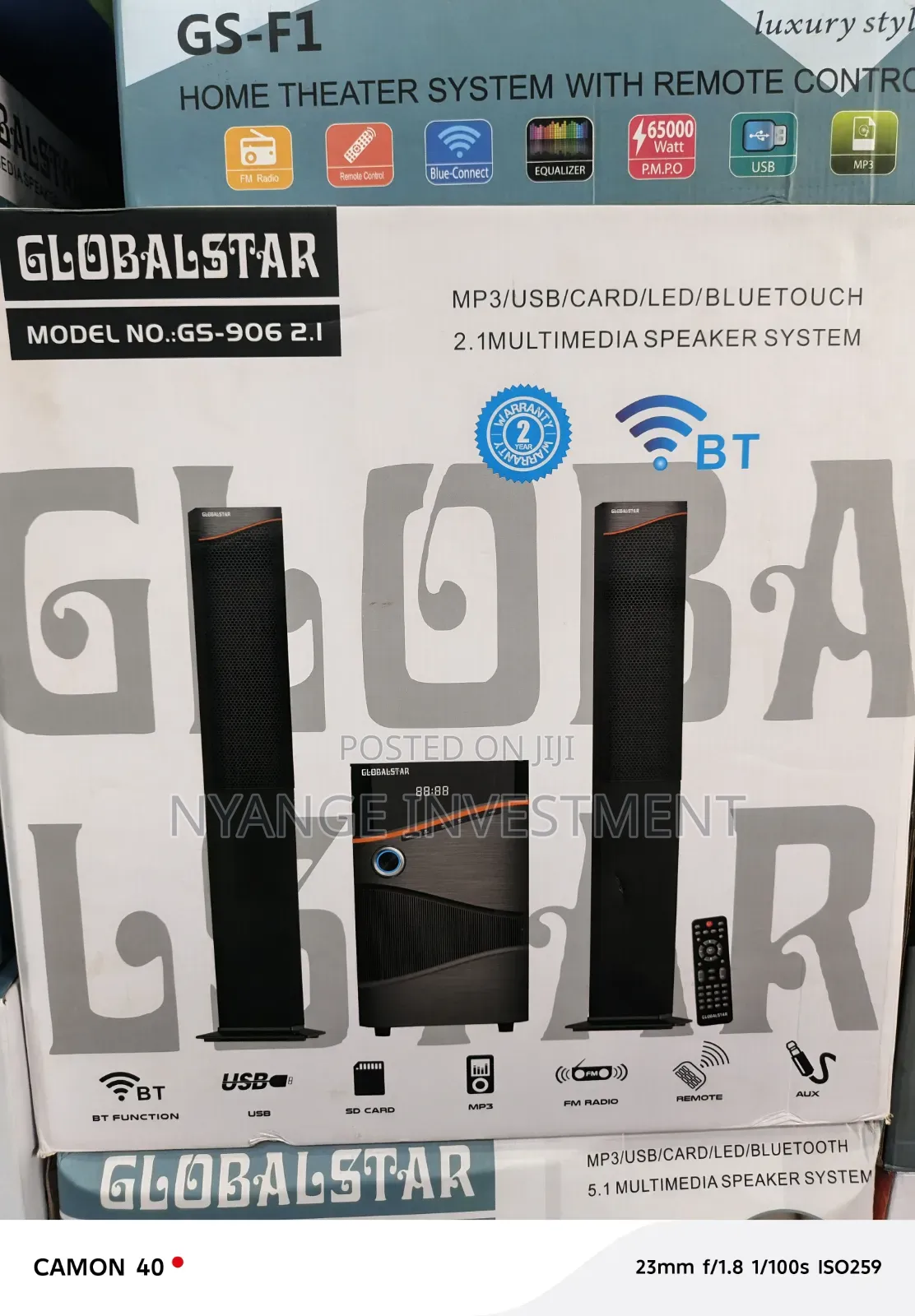 Globalstar Multimedia Speaker System, Specifically the GS-906 Model.