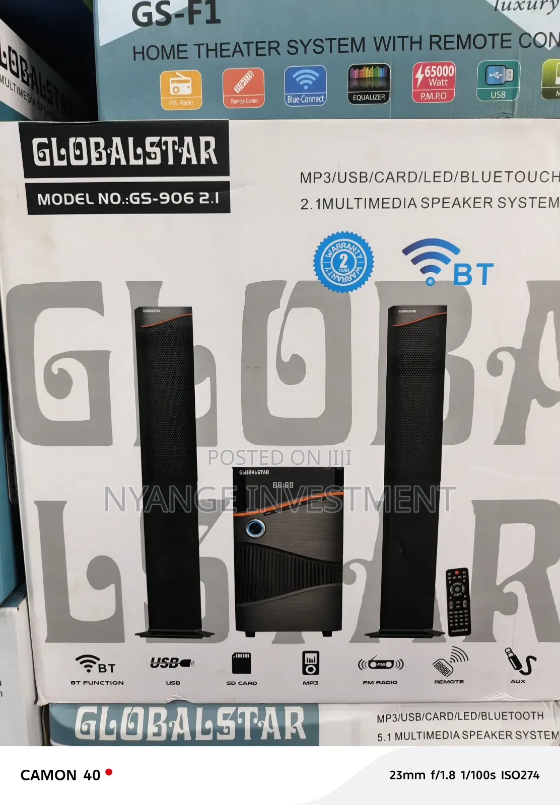 Globalstar Multimedia Speaker System, Specifically the GS-906 Model.