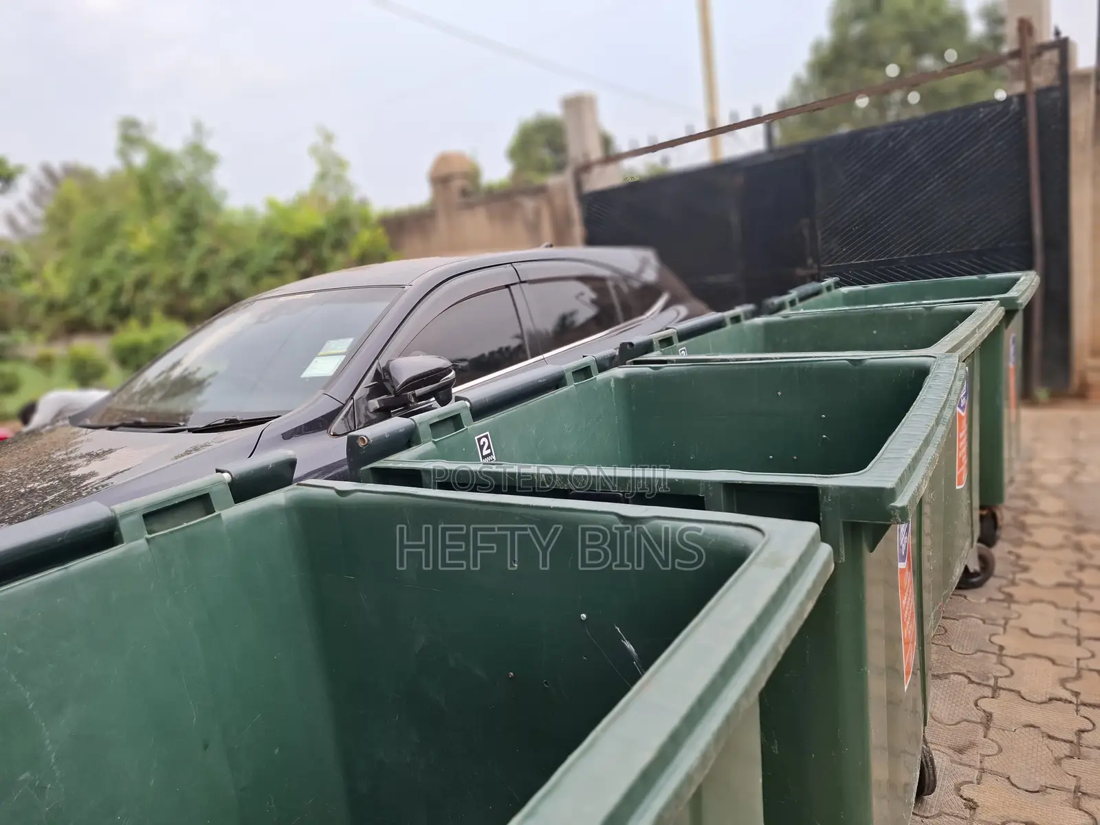 Heavy-Duty 4-Wheelie Waste Bins