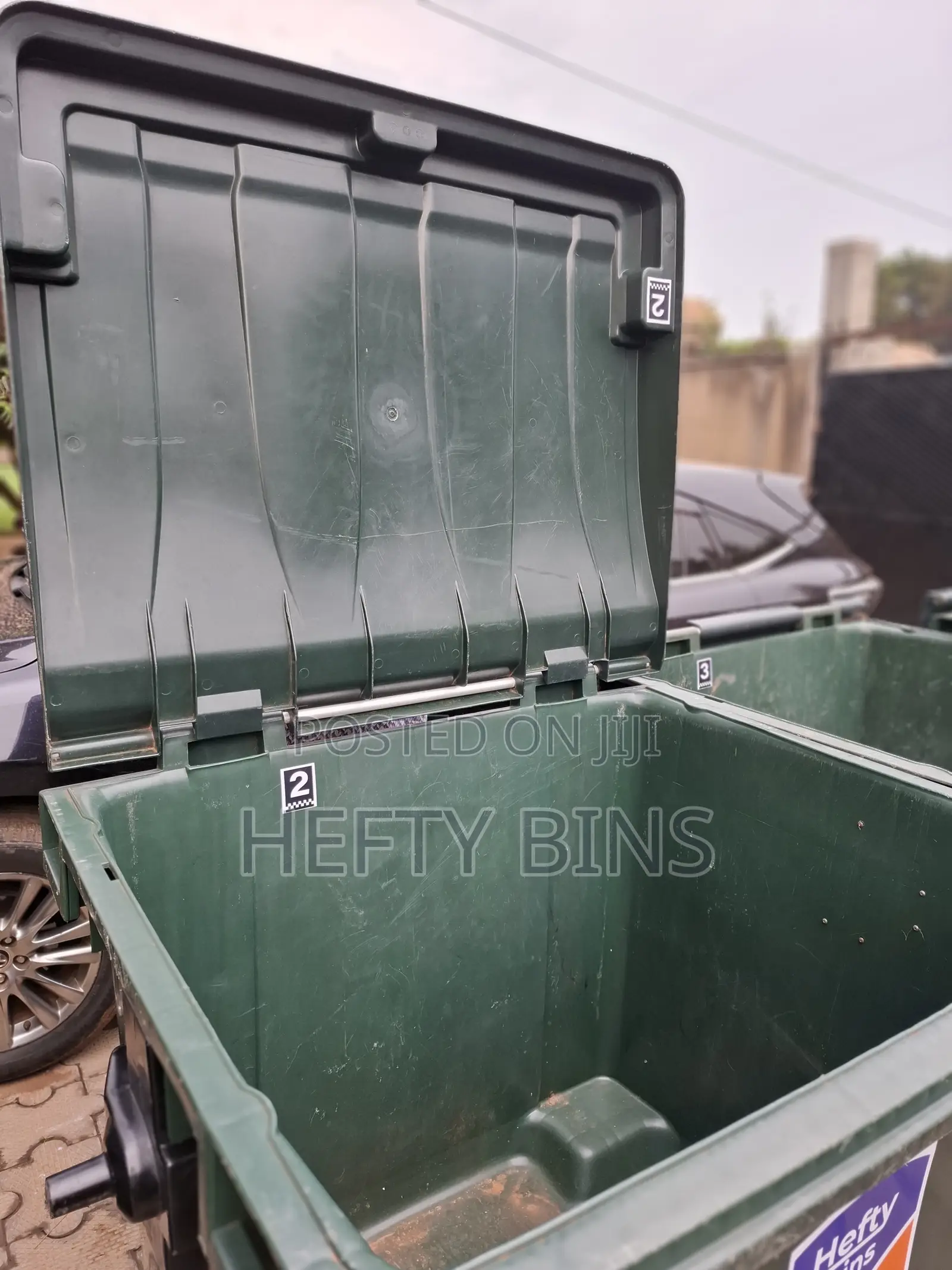 Heavy-Duty 4-Wheelie Waste Bins