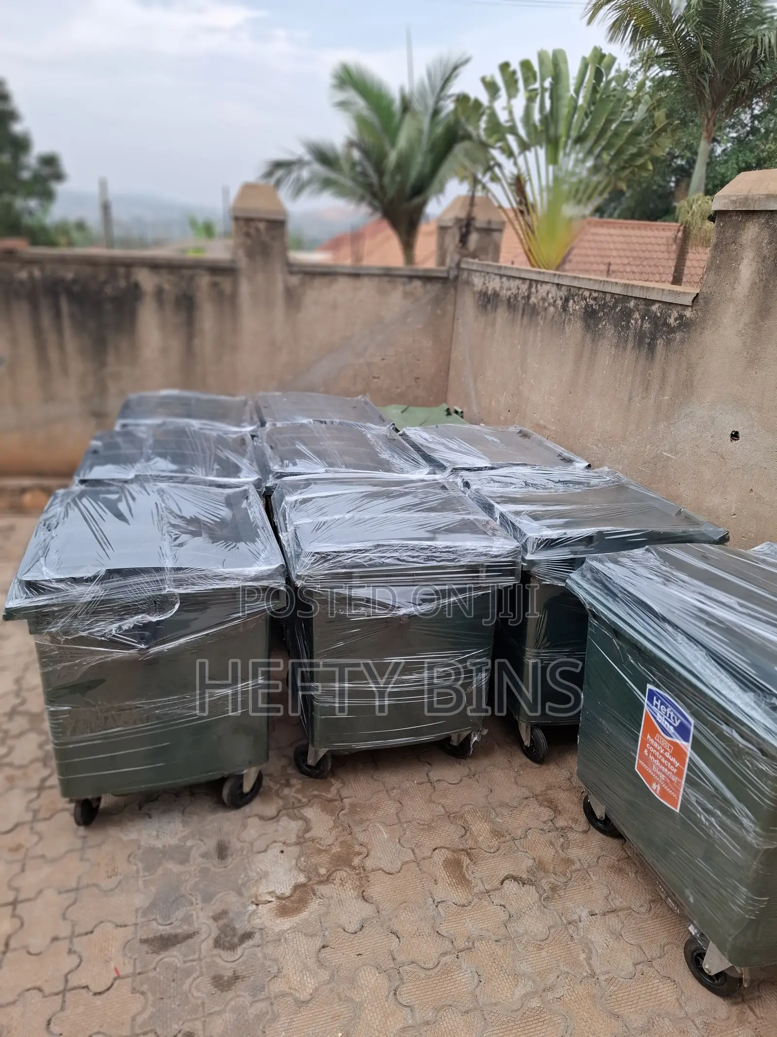 Heavy-Duty 4-Wheelie Waste Bins